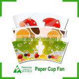 12oz Printed Paper Fan With Single PE Lamination thumbnail-3