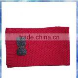 Pink Popcorn Knit Baby Size Scarf thumbnail-2