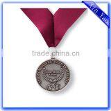 High Quality Custom Made Antique Silver Medal Award