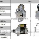 Auto Starter Motor OEM 28100-70030 for 07-09 Fit 3.0L 12V 0.75KW CW 9T Lester17806 thumbnail-1
