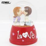 Custom Made Wedding Couple Snow Globe for Wedding Decorations thumbnail-1