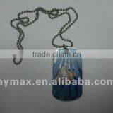 Fancy Printed Metal Dog Tag