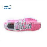 ERKE Women Breathable Running Shoes Fashion PU+mesh Upper MD+ Rubber Outsole Sneakers for Lady Lace up thumbnail-2
