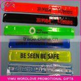 220*30mm PVC Reflective Slap Band, Custom Printing Slap Wrap Bracelet thumbnail-2