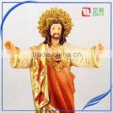 2016 Hot Sale Wholesale Polyresin Sacred Heart of Jesus Statue for Sale thumbnail-2