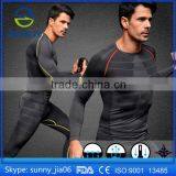 Men Sport Wear For Dri Fit Slim Tit Short Sleeve Sportwear Training Gym Clothes Mens Compression Shirt