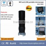 1.3Megapixels Wireless Wifi and USB portable digital microscope working with mobile terminal of iPhone iPad android and PC