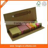 Eco Arrow Neon Sticky Note in Recycled Paper Case thumbnail-3