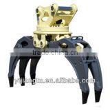 Excavator Hydraulic Grasping Wood ,excavator Grab Bucket for Grab Grass,timber thumbnail-1