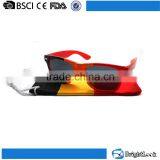 2016 New Novelty Acrylic Lens Europe/American/England National Country Flag Customize Your Own Eco Friendly Promotion Sunglasses