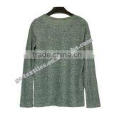 Girl's Manlange Grey Printed Standard Collection Long Sleeve T-shirts thumbnail-2