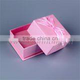 Colorful Cheap Price Small Jewelry Box With Silk Ribbon