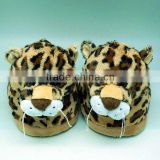 Plush high quality China shoes cheap animal shaped slippers tiger shoes