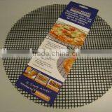 PTFE Non-stick Round Pan Mesh Mat As Seen on TV Cooking Crisp Pizza in Oven Microwave thumbnail-2