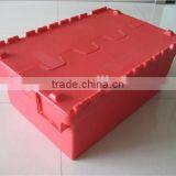 Red Recycled Durable Plastic Turnover Box thumbnail-3
