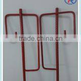 Red Painted Steel Picket Fence Post thumbnail-3