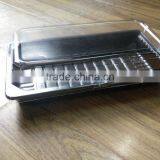 Food Garde Disposable PS Black Food Package Box Plastic With Lid thumbnail-5