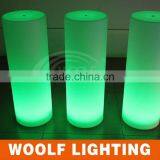 High Round Solar Powered Colorful LED Lighting Pillar thumbnail-3