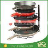 Kitchen Cabinet Pantry Pot and Pan Organizer Rack thumbnail-1