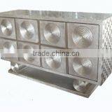 Elegant Designs Modern Silver Cabinet Wooden Multi Drawer For Home Use thumbnail-1