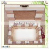 Clear Lid Hexagonal 3D Slicing Wooden Jewellery Storage Box thumbnail-3