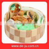 Small Cheap Massager Six Sisal Handle Wood Bath Set thumbnail-4