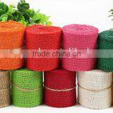 Raw Jute Importer in China Product Burlap Roll Hessian Ribbon thumbnail-2