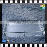 Contemporary Stainless Steel High Quality Tableware Rectangular Size Tray Acrylic Serving Tray thumbnail-1