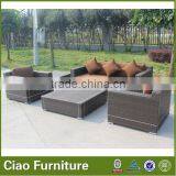 2016 Season Patio Wicker Furniture 4 Pcs Sectional Sofa Set thumbnail-4