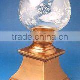 Tabletop Decorative Metal Candle Holder, Hurricane Candle Holder, Metal Candleholder, thumbnail-1