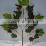 Artificial Plants Artificial Leaf Branch Decor Green Maple Leaf thumbnail-3