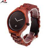 Wood and Mental 100% Man's Quartz Natural Wooden Watch thumbnail-3