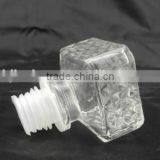 Square Vodka 1000ml Glass Jar With Glass Stopper thumbnail-3