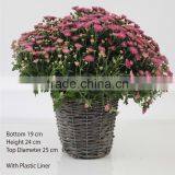 Handmade Outdoor Garden Decoration Willow Flower Basket thumbnail-2
