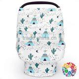 Teepees Baby Car Seat Cover Canopy and Nursing Cover Multi-use Stretchy thumbnail-1