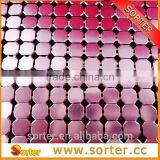 Decorative Pink Metal Sequin Cloth Wedding Backdrops thumbnail-1