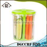 Food Grade Plastic Pickle Jar With Strainer, Clear Plastic Vegetable Storage Container for Pickle thumbnail-4