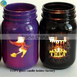 Pumpkin Glass Container for Candles for Holloween Gifts thumbnail-2