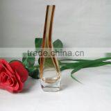 Clear Colorful Tall Crystal Flower Glass Vase thumbnail-2