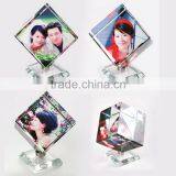 4 Sided Crystal Acrylic Magnetic Photo Frame thumbnail-2