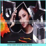 China Custom Acrylic Sex Photo Frame
