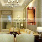 Indoor Hanging Water Wall Stainless Steel Decorative Mirror Glass thumbnail-4