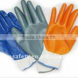 13 Gauge Nylon Industrial Safety Nitrile Coated Working Gloves ZM821-H thumbnail-1