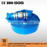 Pvc Lay Flat Pump Water Hose Set Connect With PIN LUG / CAM LOCK Couplings thumbnail-2