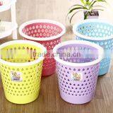 Fashional Style Top Quality Plastic Carve Dust Bin With Fixing Dust Bag Ring thumbnail-5