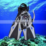 Professional Adult dive mask dry snorkel fin set with adjustable system wholesale