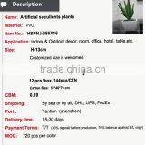 Artificial Mini Succulent Bonsai Potted Succulent Small Potted Plant thumbnail-3