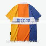 Short Sleeve Cotton Color Combination New Design Logo Print Polo Shirt thumbnail-2