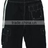 Three Pocket Simple Men Casual Board Shorts With Rope thumbnail-4