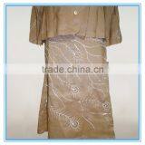 Women Embroidery Linen Elegant Skirt Suit Formal Skirt And Blouse Apparel 2016 thumbnail-3